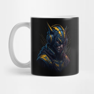 WOLVE WEARING HEADPHONES Mug